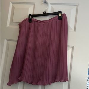 Floaty purple skirt